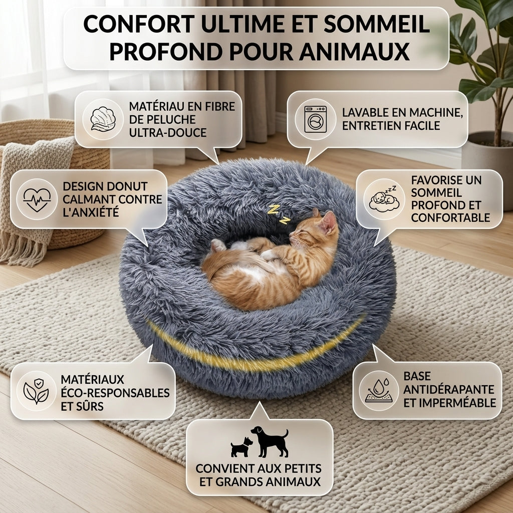 Lit Premium pour Animaux – Confort, Douceur et Sommeil Profond